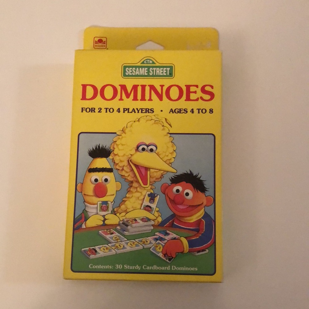 Sesame Street Dominoes - Vintage 1991